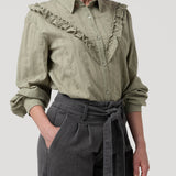 Blusa Algodón Orgánico Mujer Margat Verde Rockford