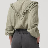 Blusa Algodón Orgánico Mujer Margat Verde Rockford