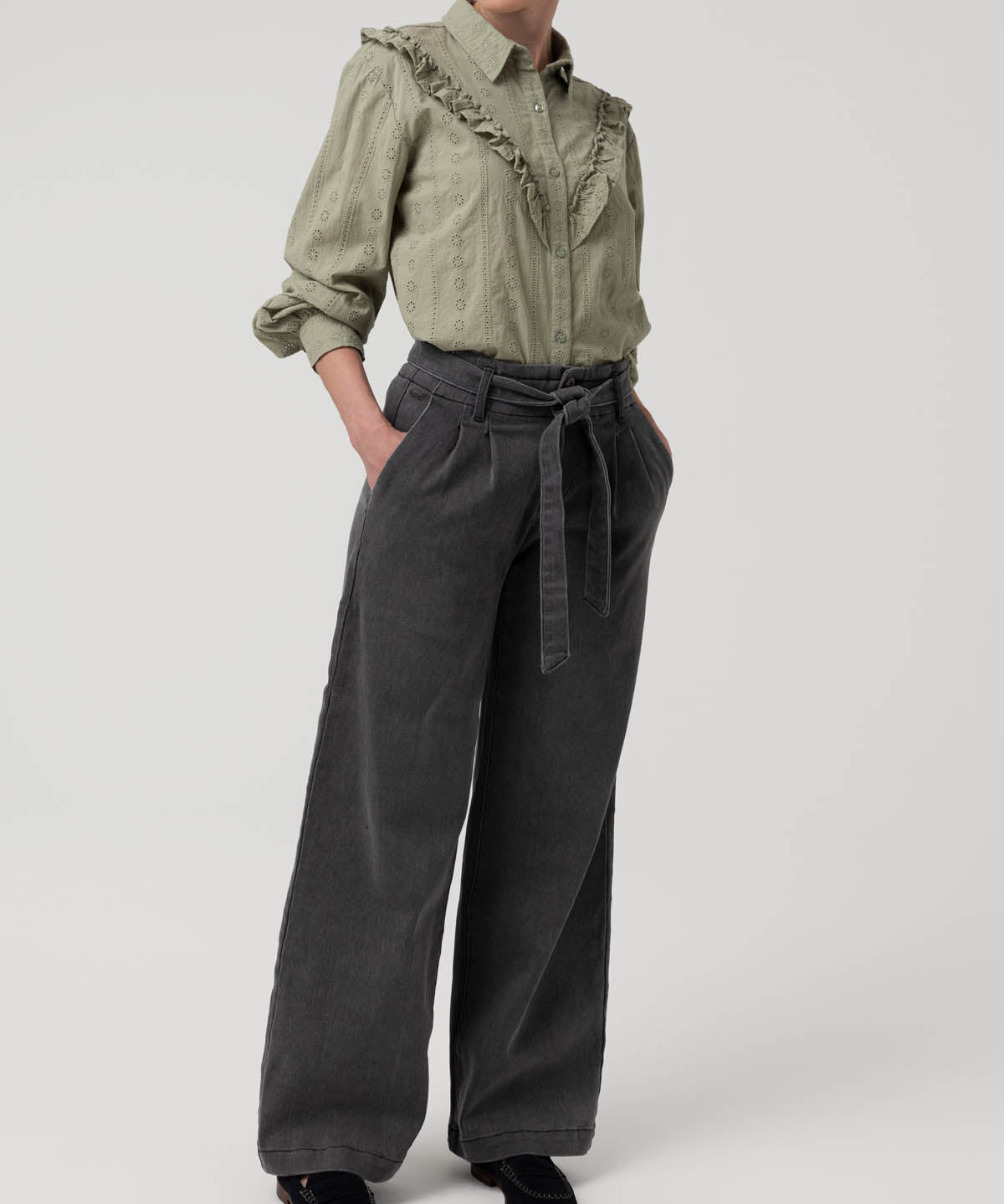 Blusa Algodón Orgánico Mujer Margat Verde Rockford