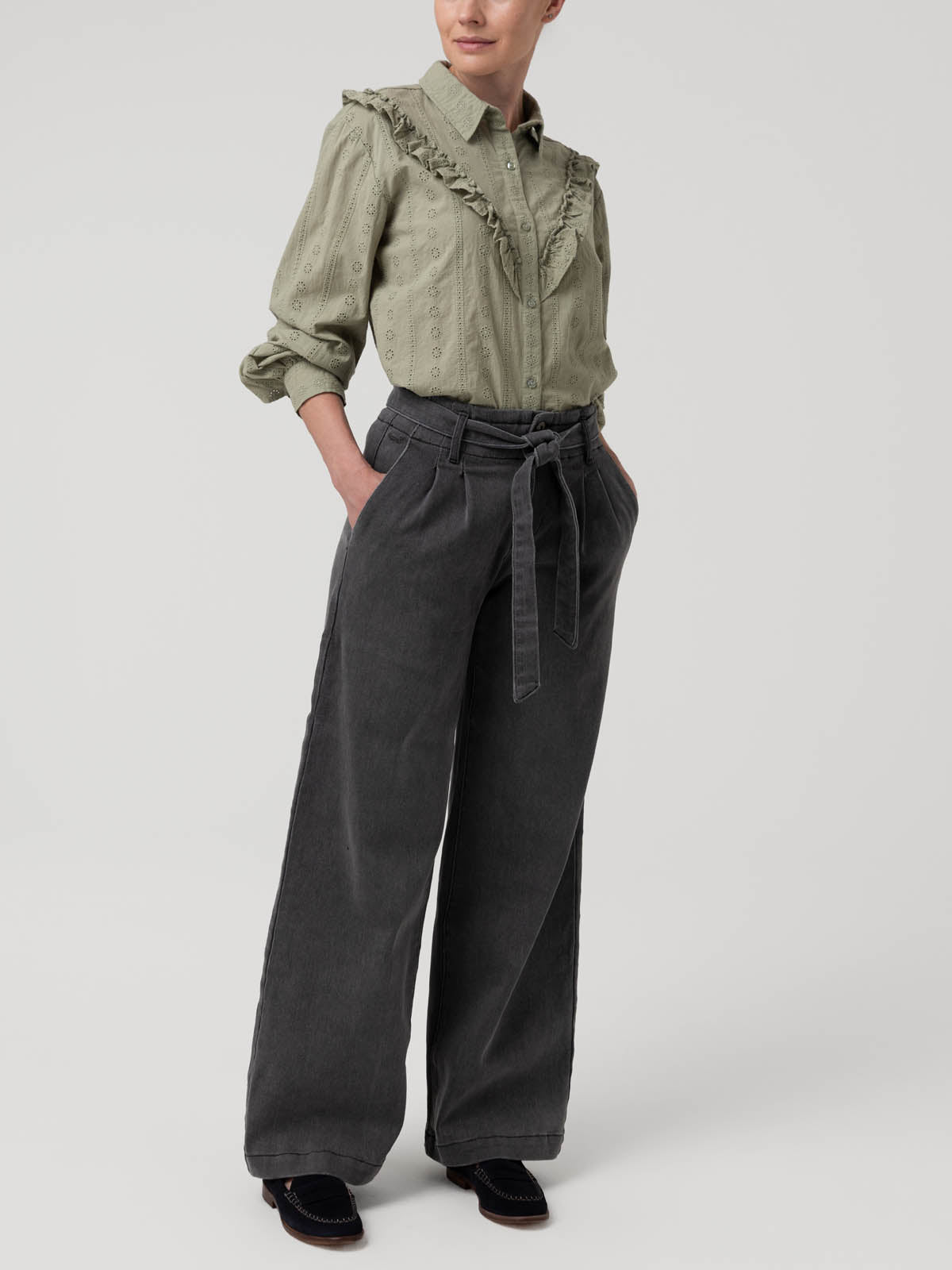 Blusa Algodón Orgánico Mujer Margat Verde Rockford
