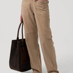 Pantalón Poliéster Reciclado Mujer Noa Beige Rockford