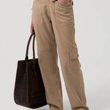 Pantalón Poliéster Reciclado Mujer Noa Beige Rockford