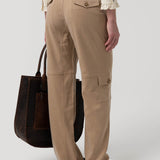 Pantalón Poliéster Reciclado Mujer Noa Beige Rockford