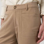 Pantalón Poliéster Reciclado Mujer Noa Beige Rockford