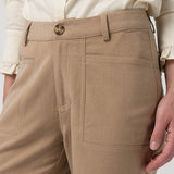 Pantalón Poliéster Reciclado Mujer Noa Beige Rockford