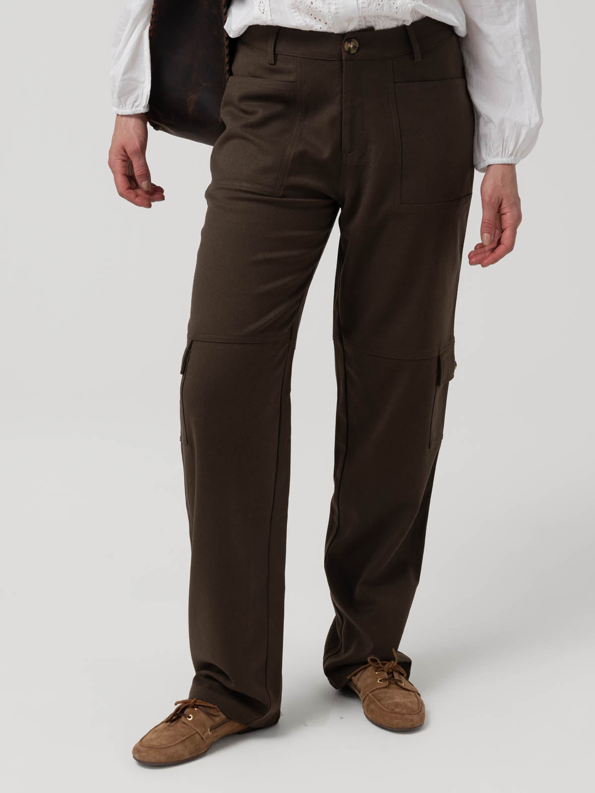 Pantalón Poliéster Reciclado Mujer Noa Verde Rockford