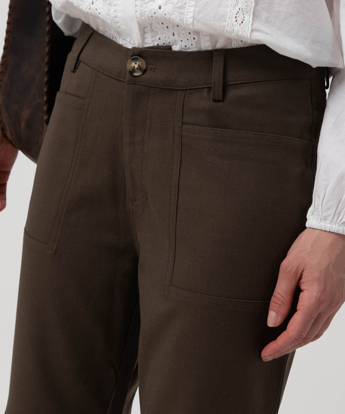 Pantalón Poliéster Reciclado Mujer Noa Verde Rockford