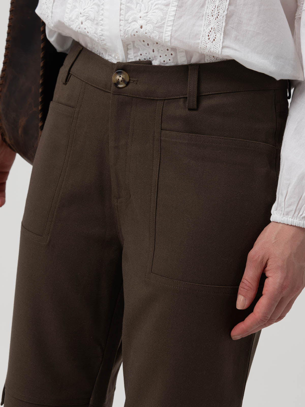 Pantalón Poliéster Reciclado Mujer Noa Verde Rockford