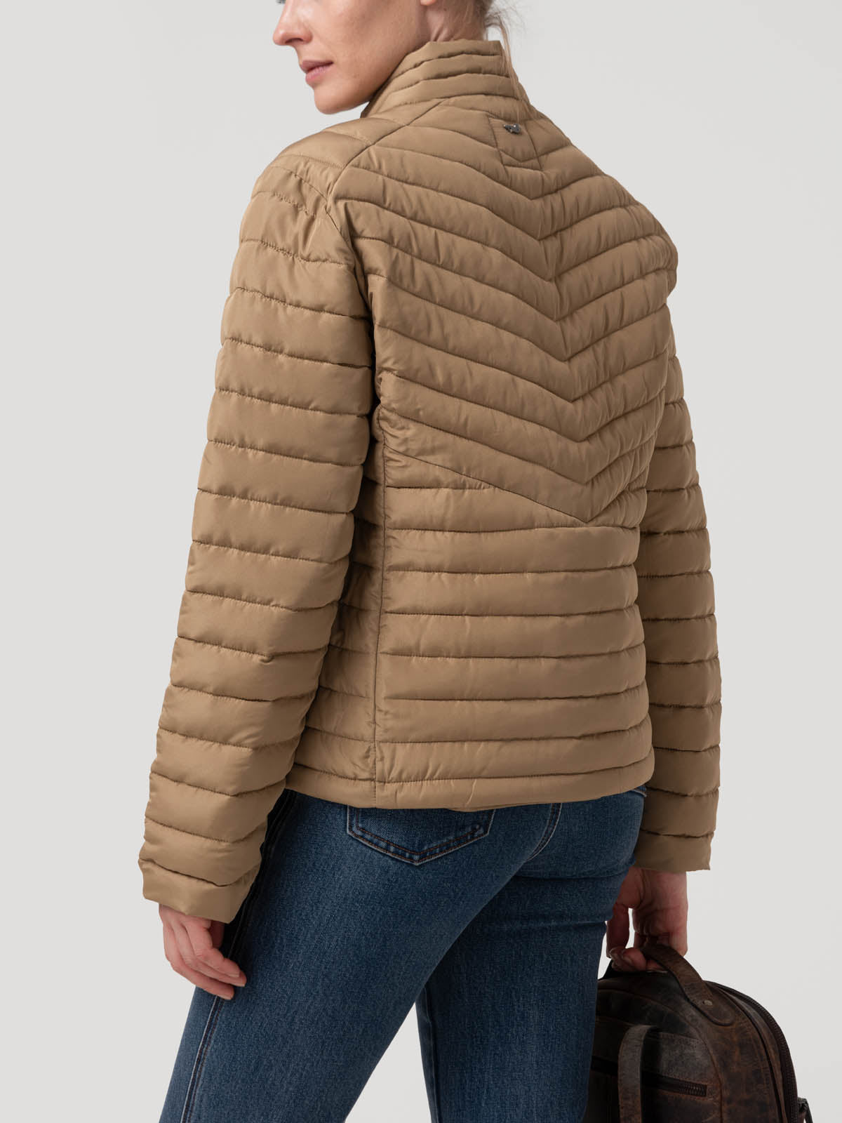 Parka Poliéster Reciclado Mujer Biloba Café Rockford