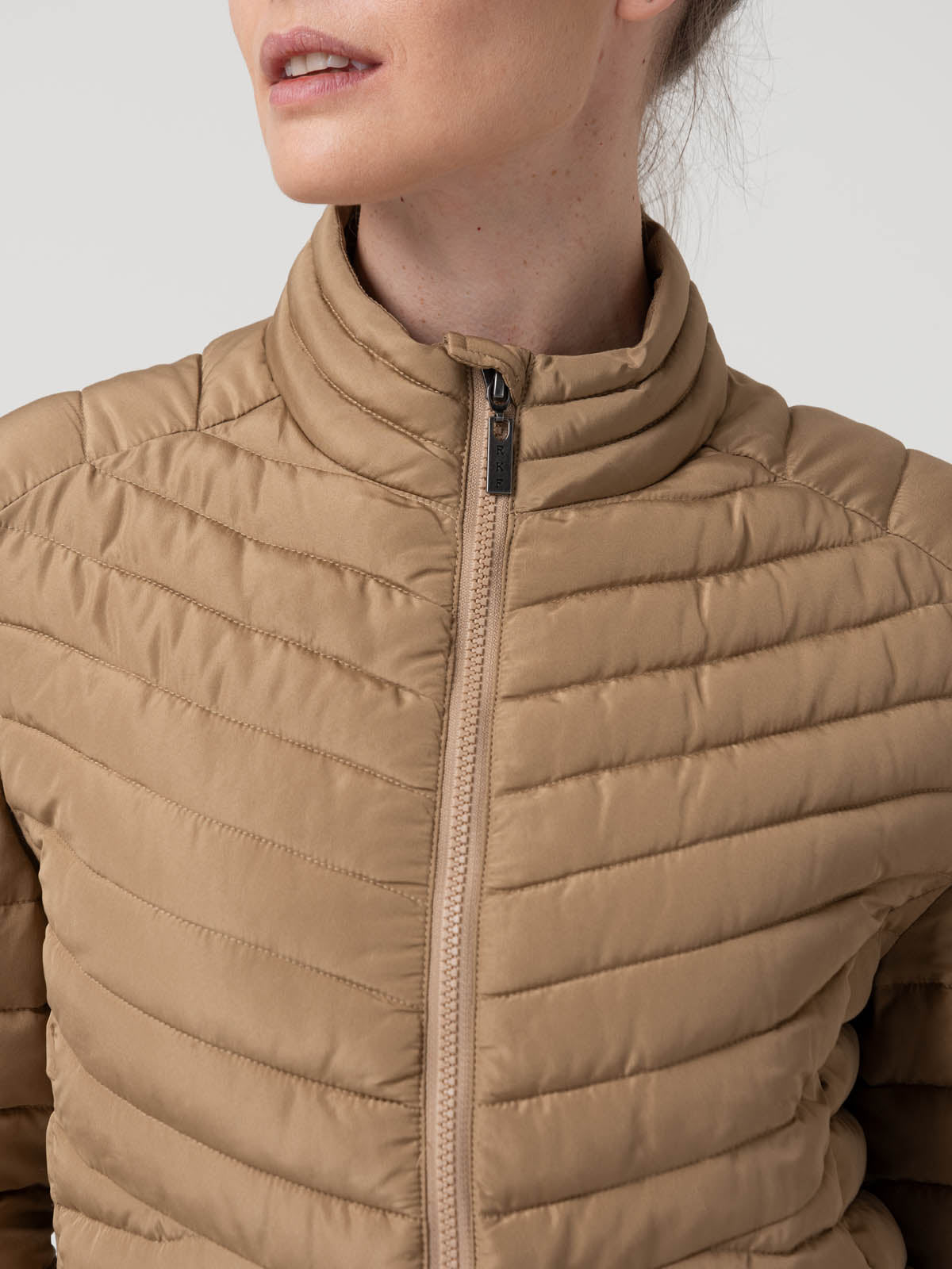 Parka Poliéster Reciclado Mujer Biloba Café Rockford