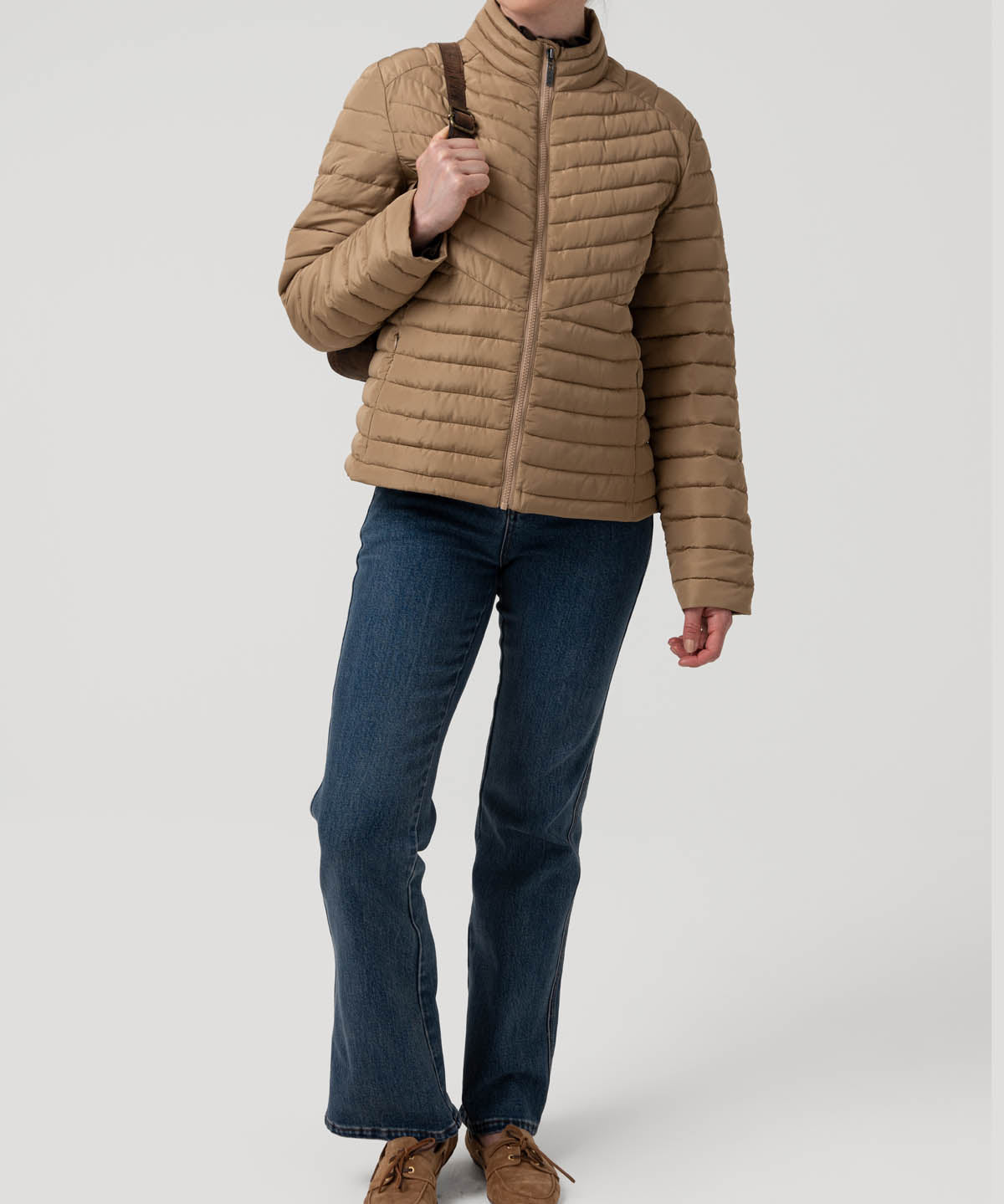 Parka Poliéster Reciclado Mujer Biloba Café Rockford