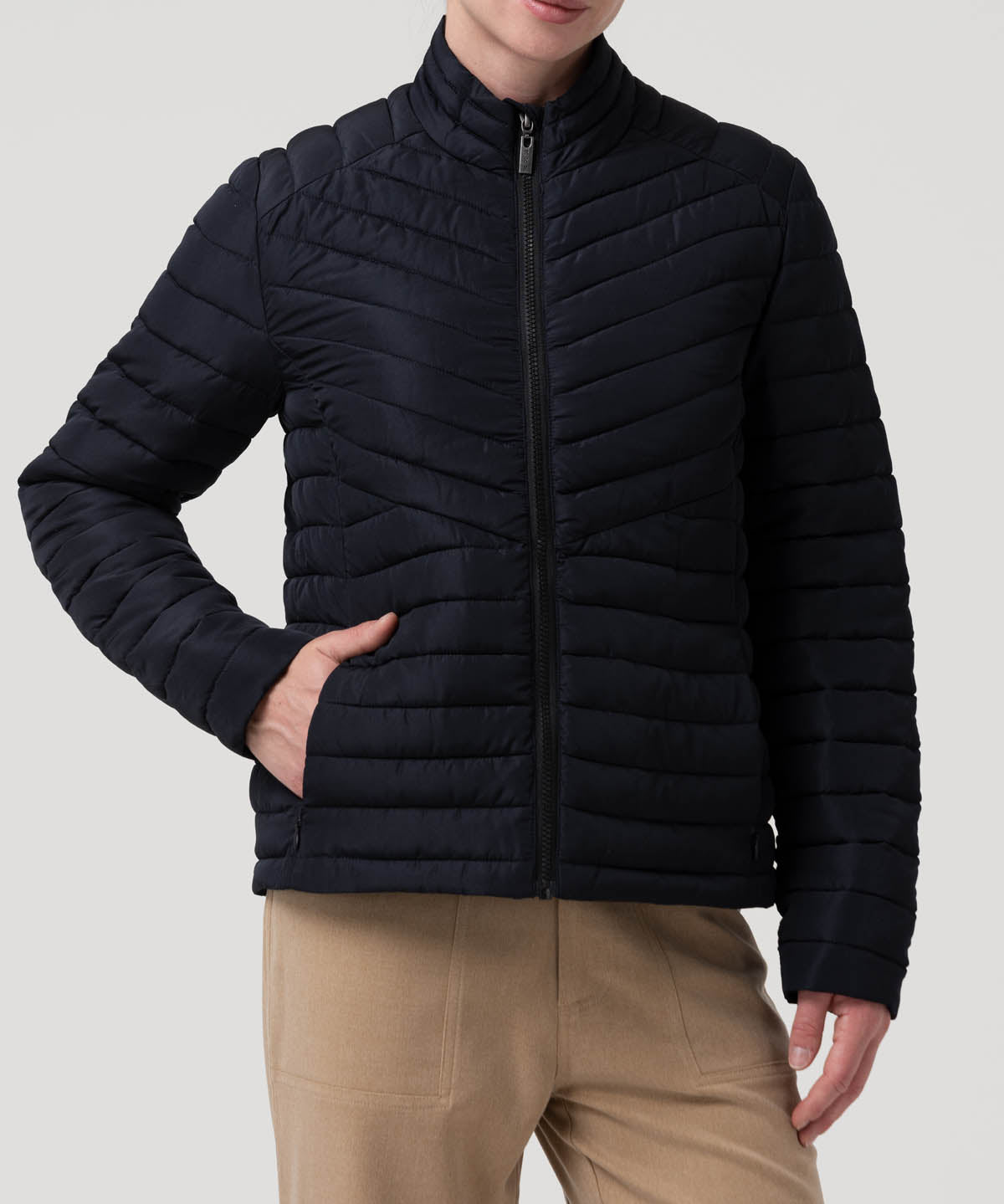 Parka Poliéster Reciclado Mujer Biloba Azul Rockford