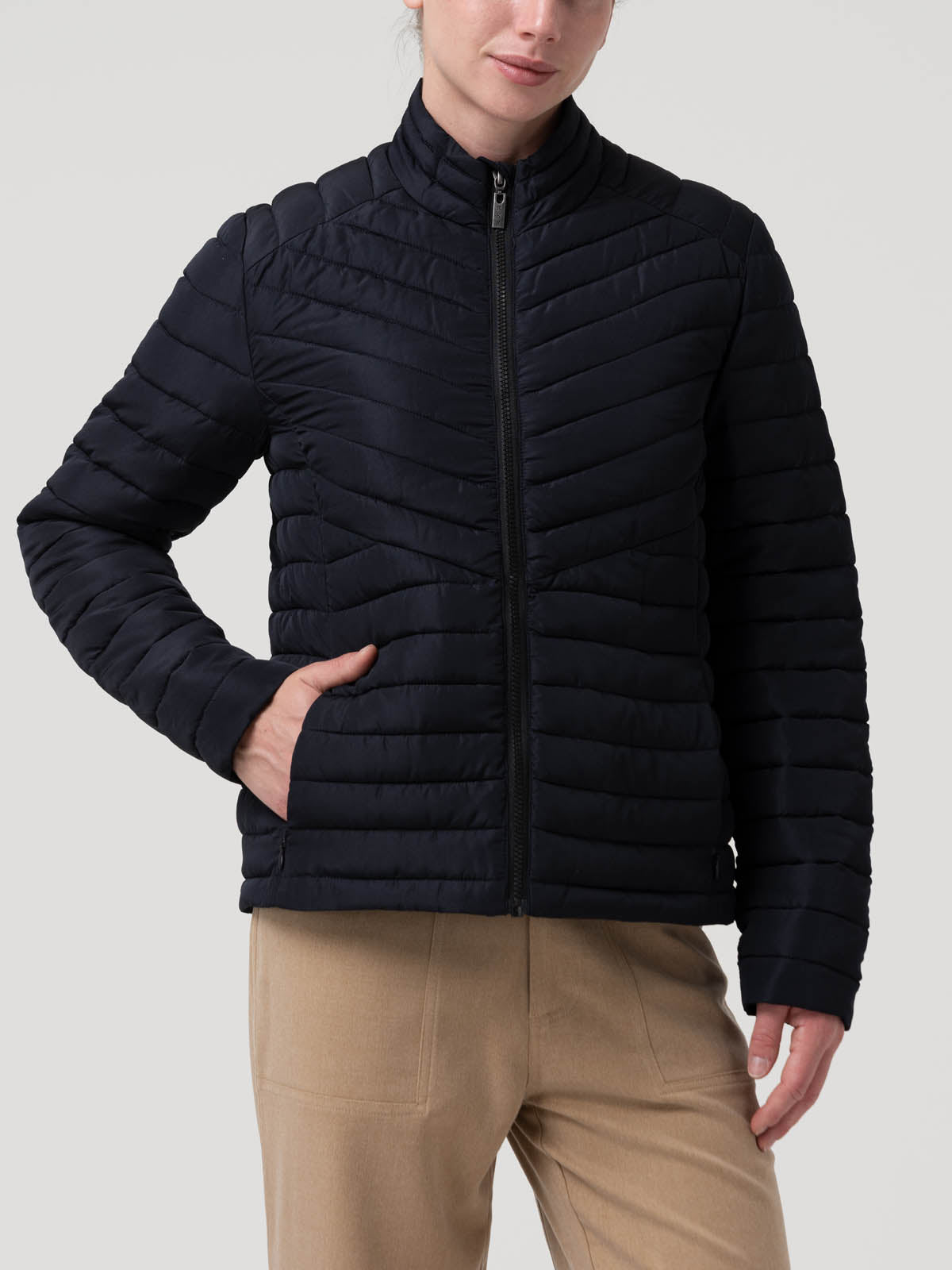 Parka Poliéster Reciclado Mujer Biloba Azul Rockford