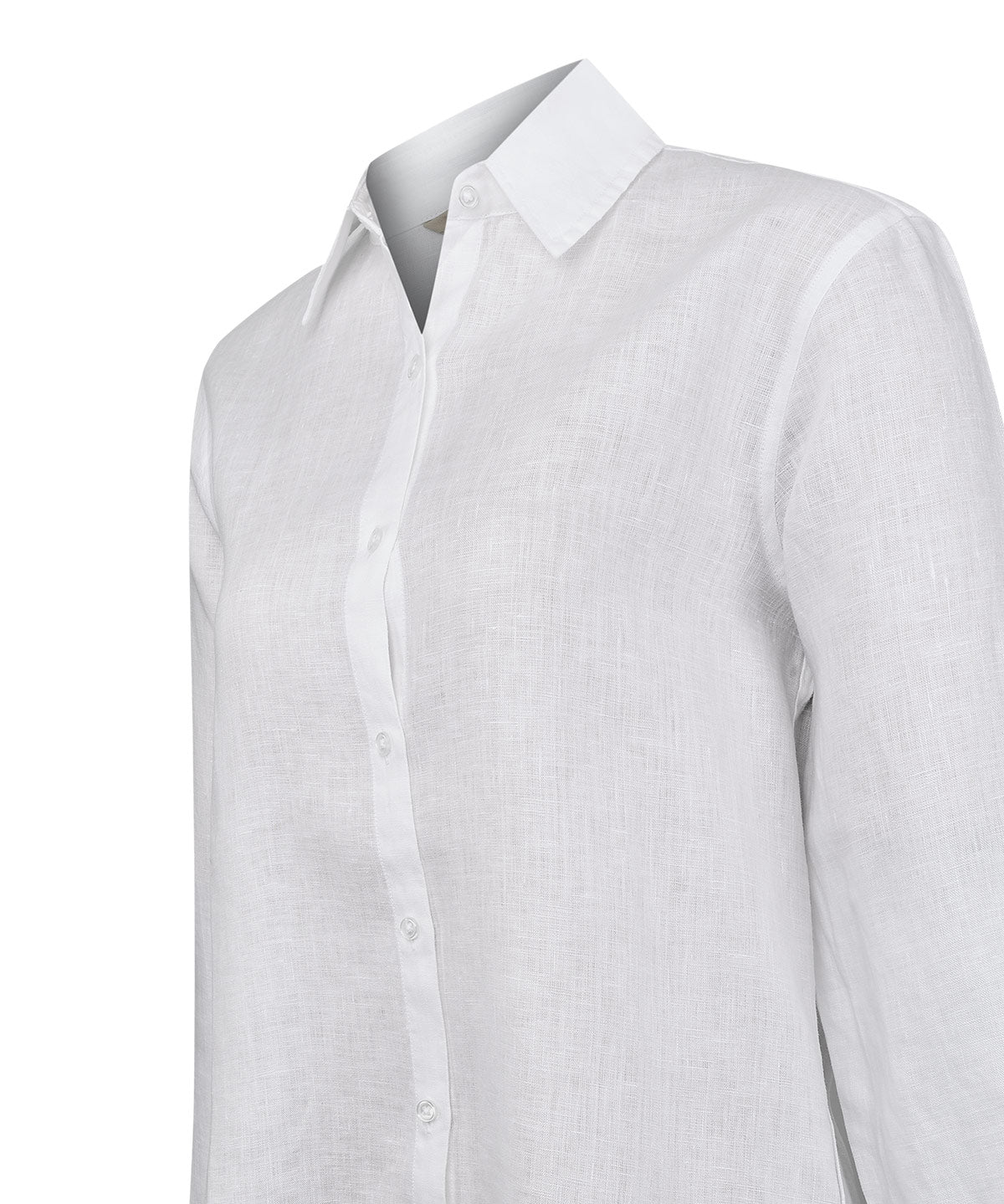Blusa Lino Orgánico Mujer Lirio Blanco Rockford