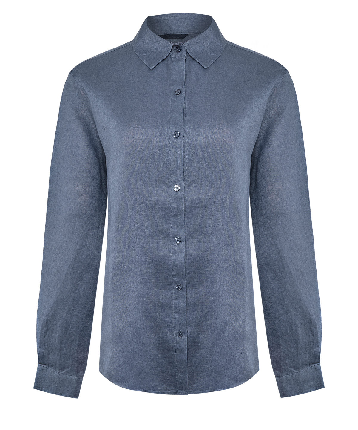 Blusa Lino Orgánico Mujer Lirio Azul Rockford