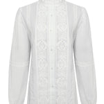 Blusa Algodón Orgánico Mujer Camelia Blanco Rockford