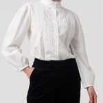 Blusa Algodón Orgánico Mujer Camelia Blanco Rockford