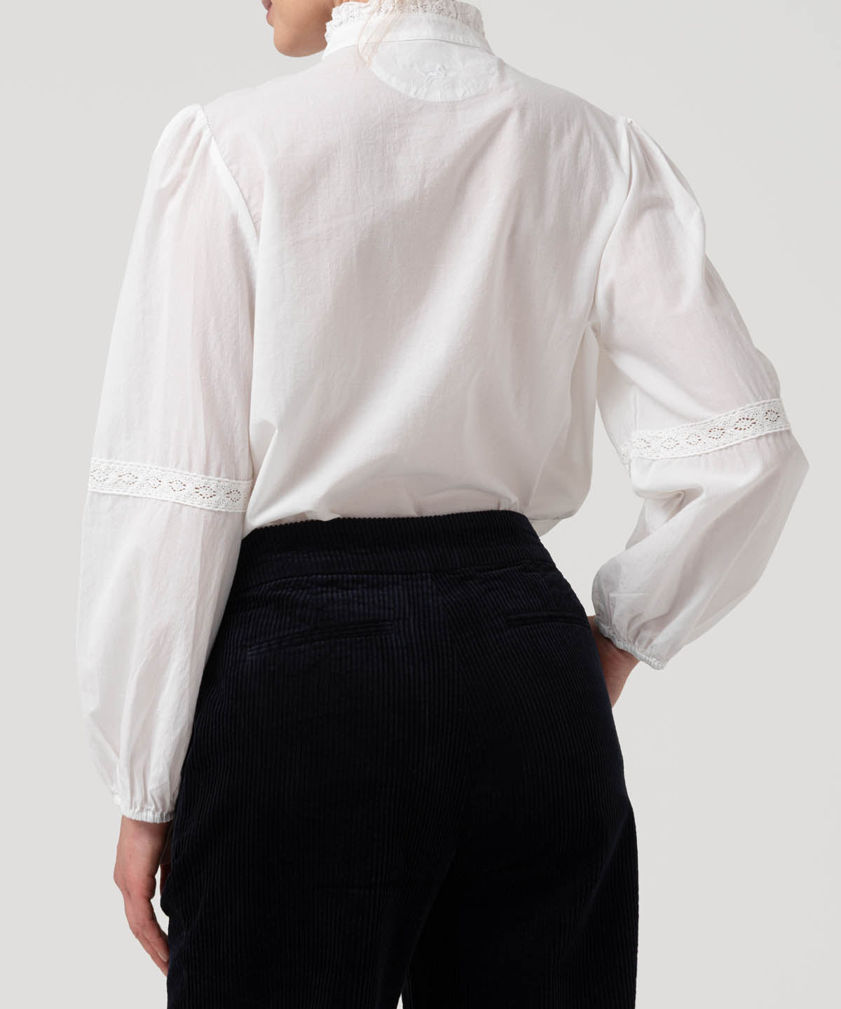 Blusa Algodón Orgánico Mujer Camelia Blanco Rockford