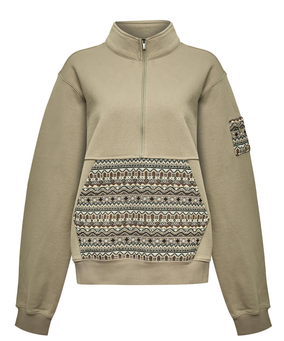 Polerón Algodón Orgánico Mujer Lika Café Rockford