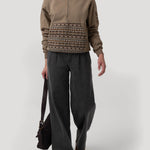 Polerón Algodón Orgánico Mujer Lika Café Rockford