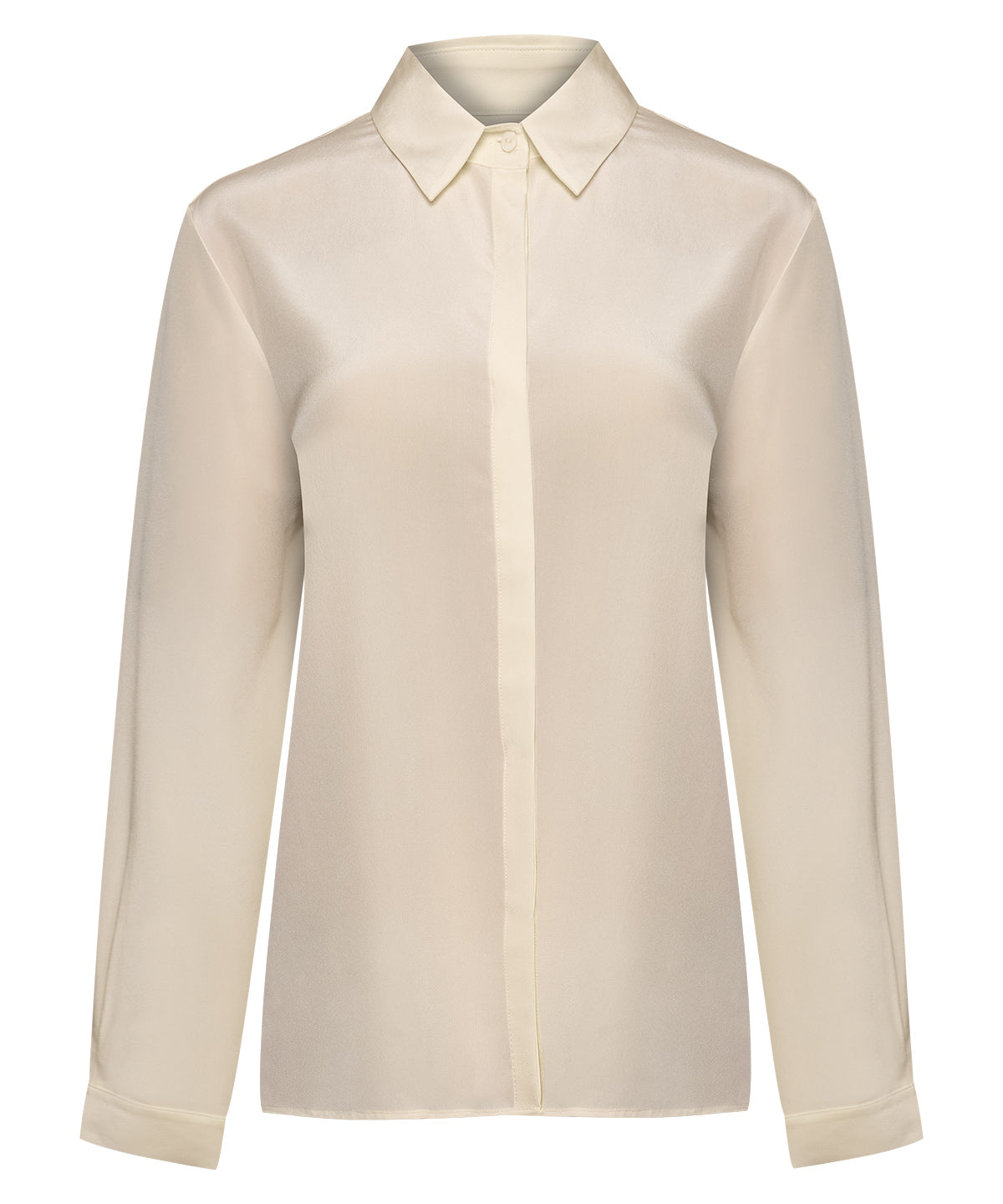 Blusa Seda Mujer Rose Blanco Rockford
