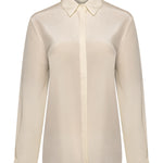 Blusa Seda Mujer Rose Blanco Rockford