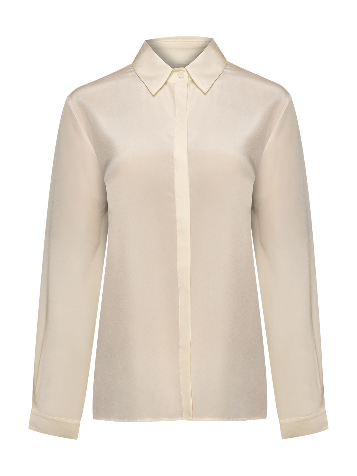Blusa Seda Mujer Rose Blanco Rockford