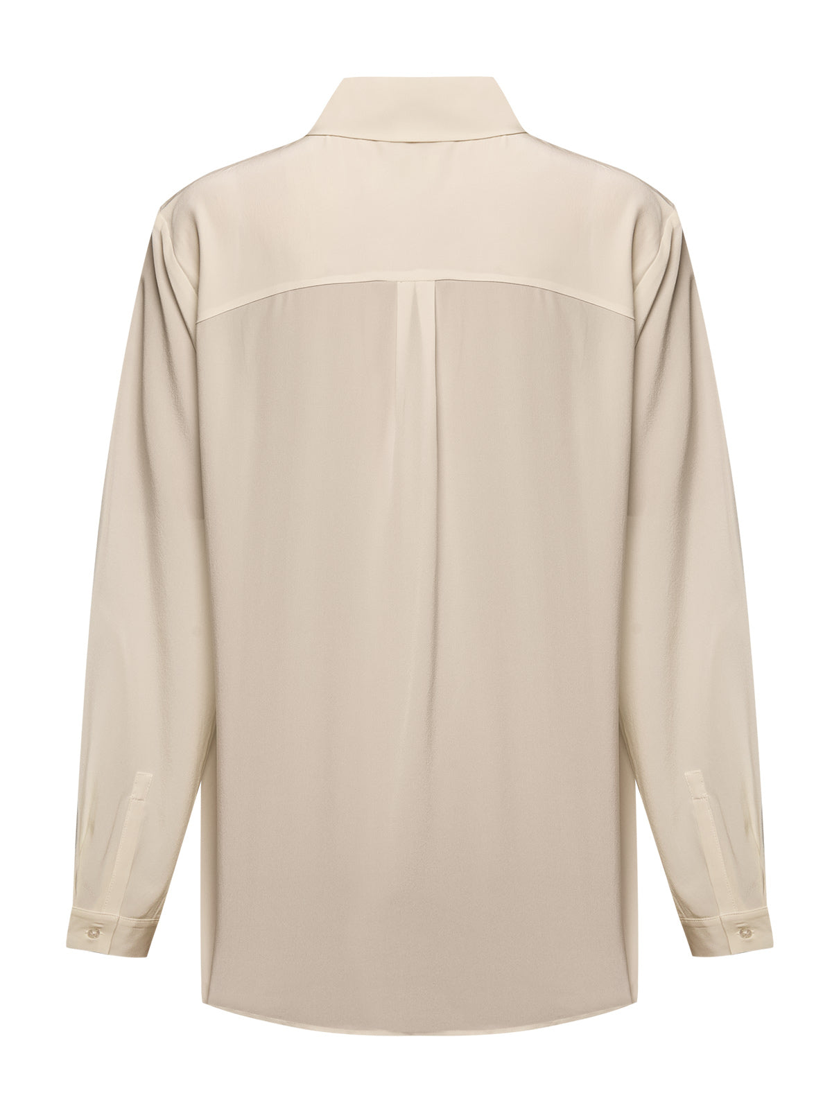 Blusa Seda Mujer Rose Blanco Rockford