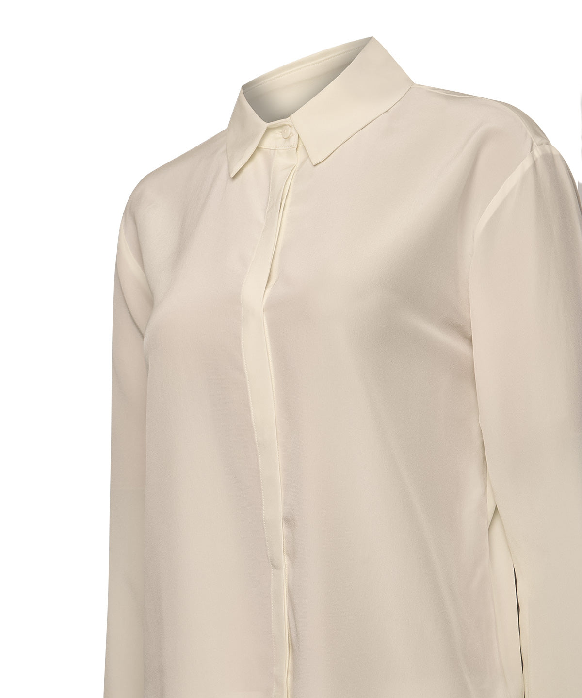 Blusa Seda Mujer Rose Blanco Rockford