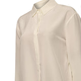 Blusa Seda Mujer Rose Blanco Rockford