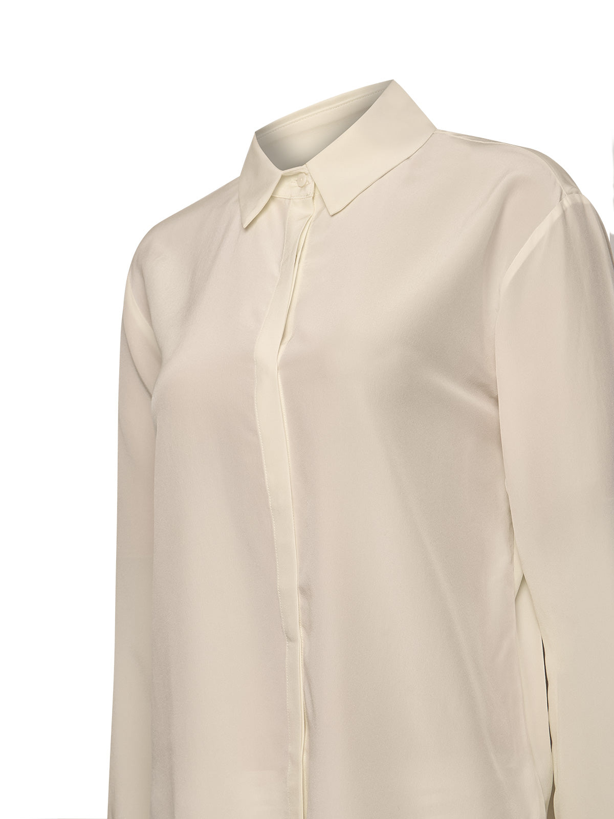 Blusa Seda Mujer Rose Blanco Rockford