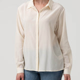Blusa Seda Mujer Rose Blanco Rockford