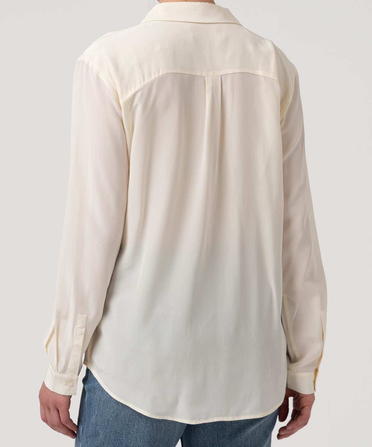 Blusa Seda Mujer Rose Blanco Rockford