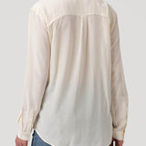 Blusa Seda Mujer Rose Blanco Rockford