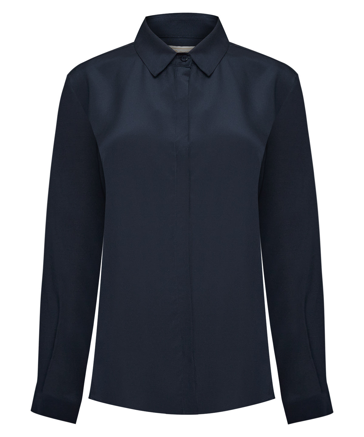 Blusa Seda Mujer Rose Azul Rockford