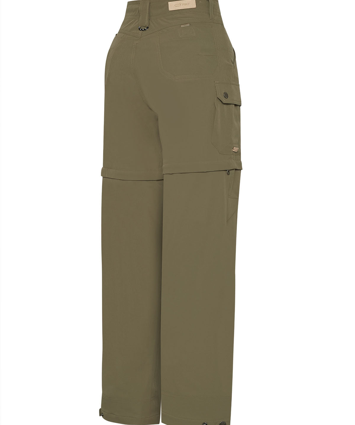 Pantalón Poliéster Reciclado Mujer Desmontable Verde Rockford
