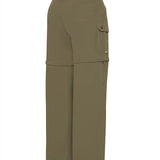 Pantalón Poliéster Reciclado Mujer Desmontable Verde Rockford