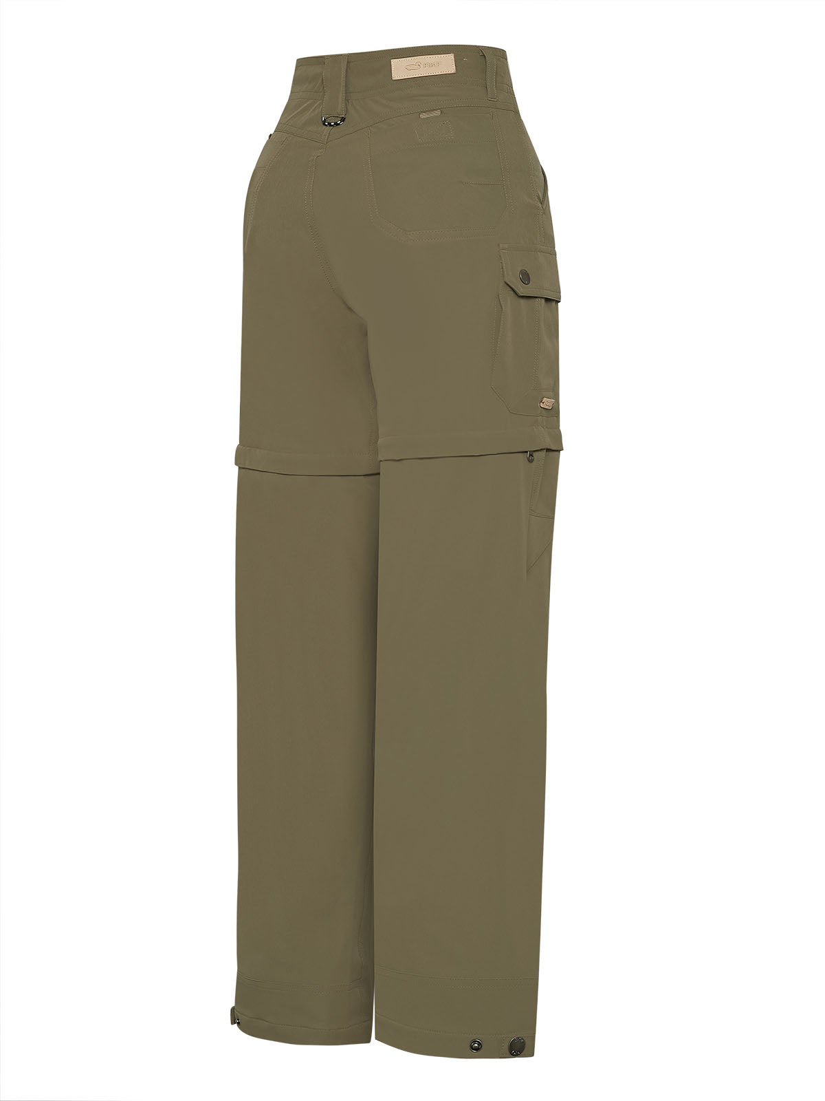 Pantalón Poliéster Reciclado Mujer Desmontable Verde Rockford