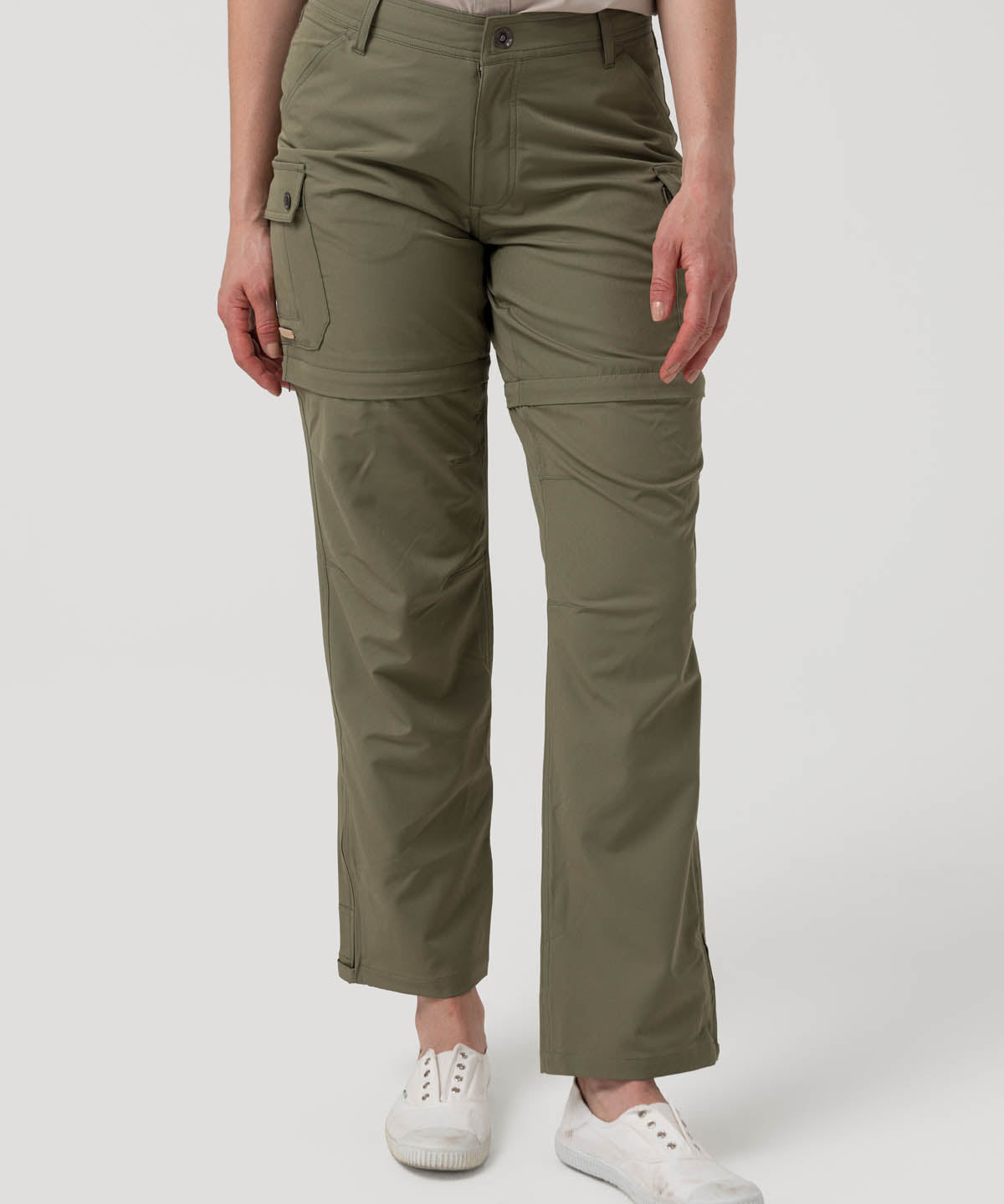 Pantalón Poliéster Reciclado Mujer Desmontable Verde Rockford