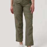 Pantalón Poliéster Reciclado Mujer Desmontable Verde Rockford