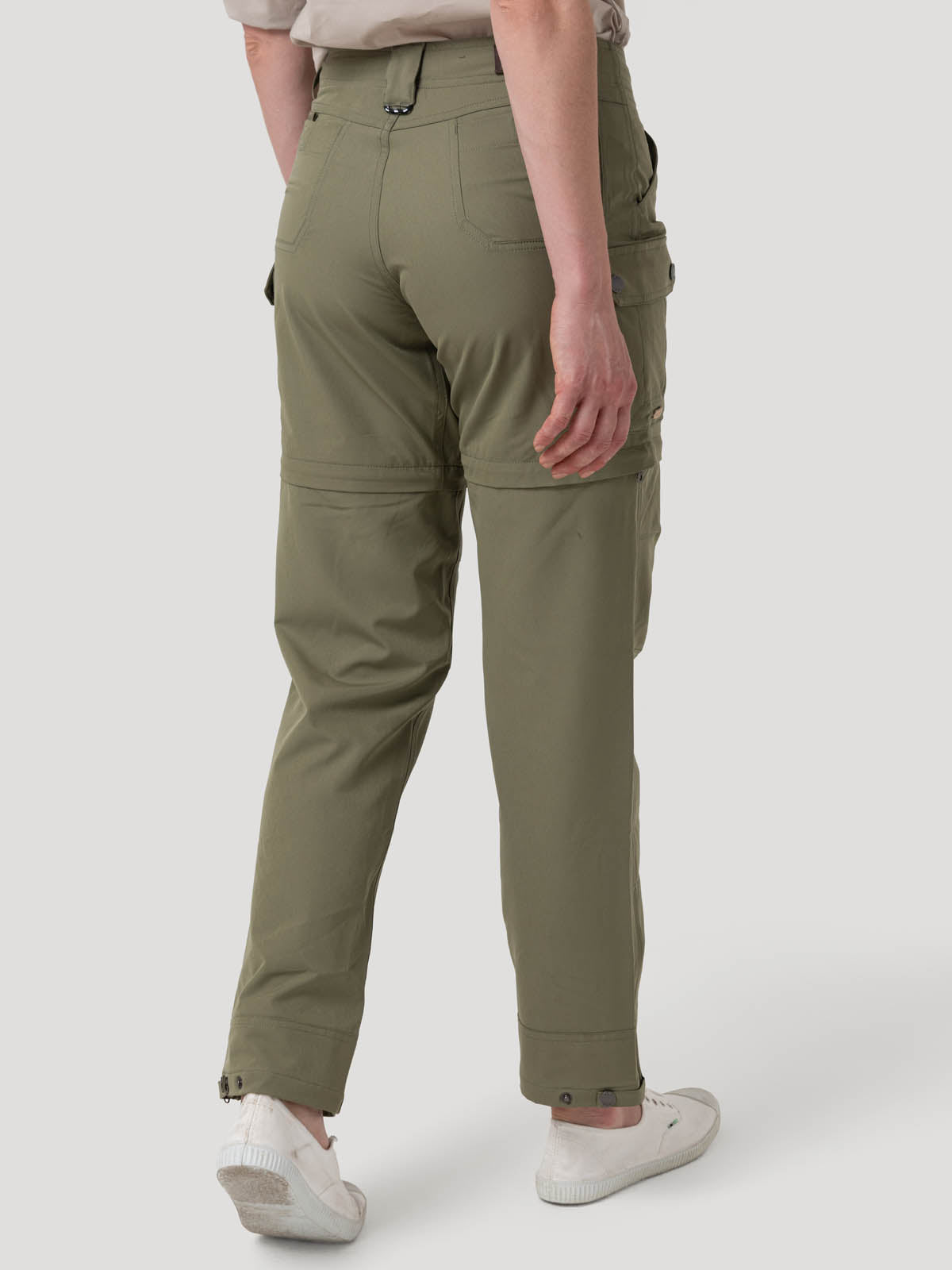 Pantalón Poliéster Reciclado Mujer Desmontable Verde Rockford