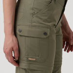 Pantalón Poliéster Reciclado Mujer Desmontable Verde Rockford
