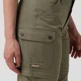 Pantalón Poliéster Reciclado Mujer Desmontable Verde Rockford