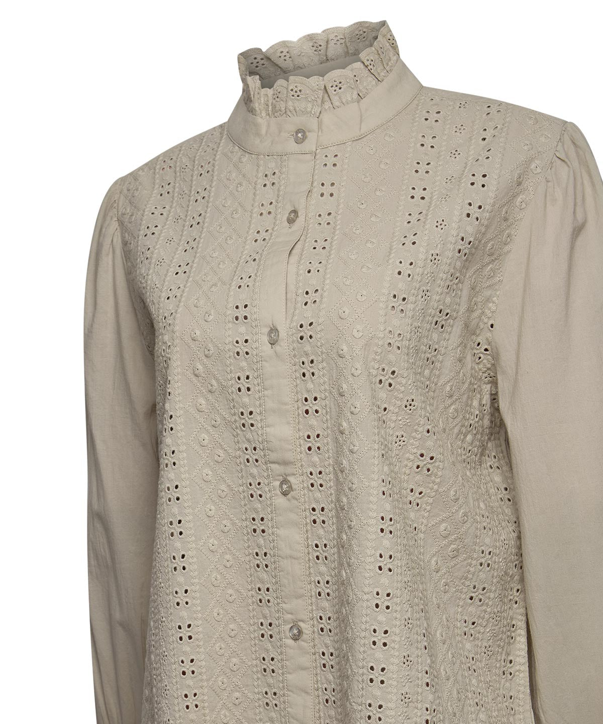 Blusa Algodón Orgánico Mujer Petunia Café Rockford
