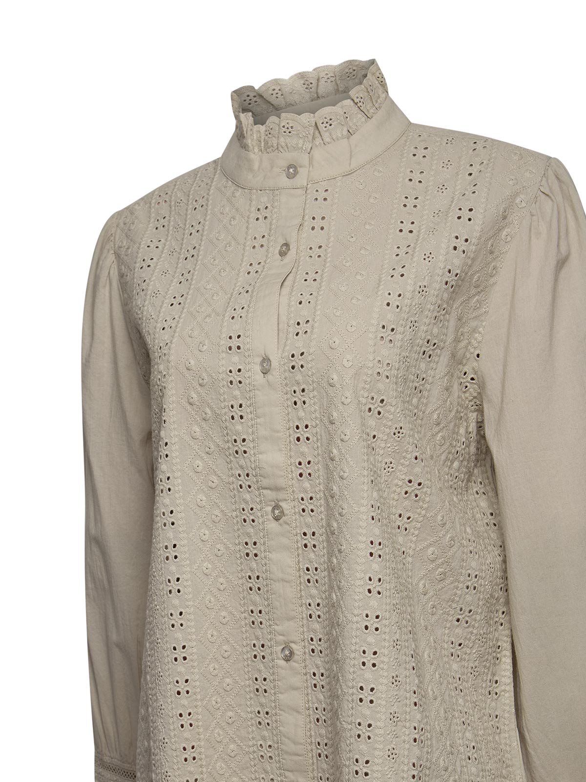 Blusa Algodón Orgánico Mujer Petunia Café Rockford