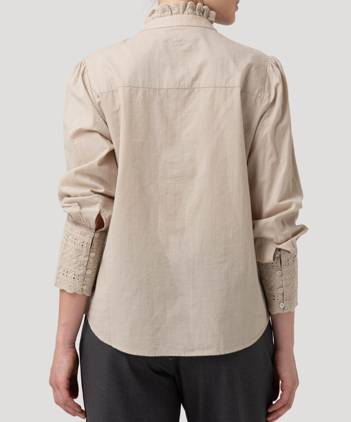 Blusa Algodón Orgánico Mujer Petunia Café Rockford
