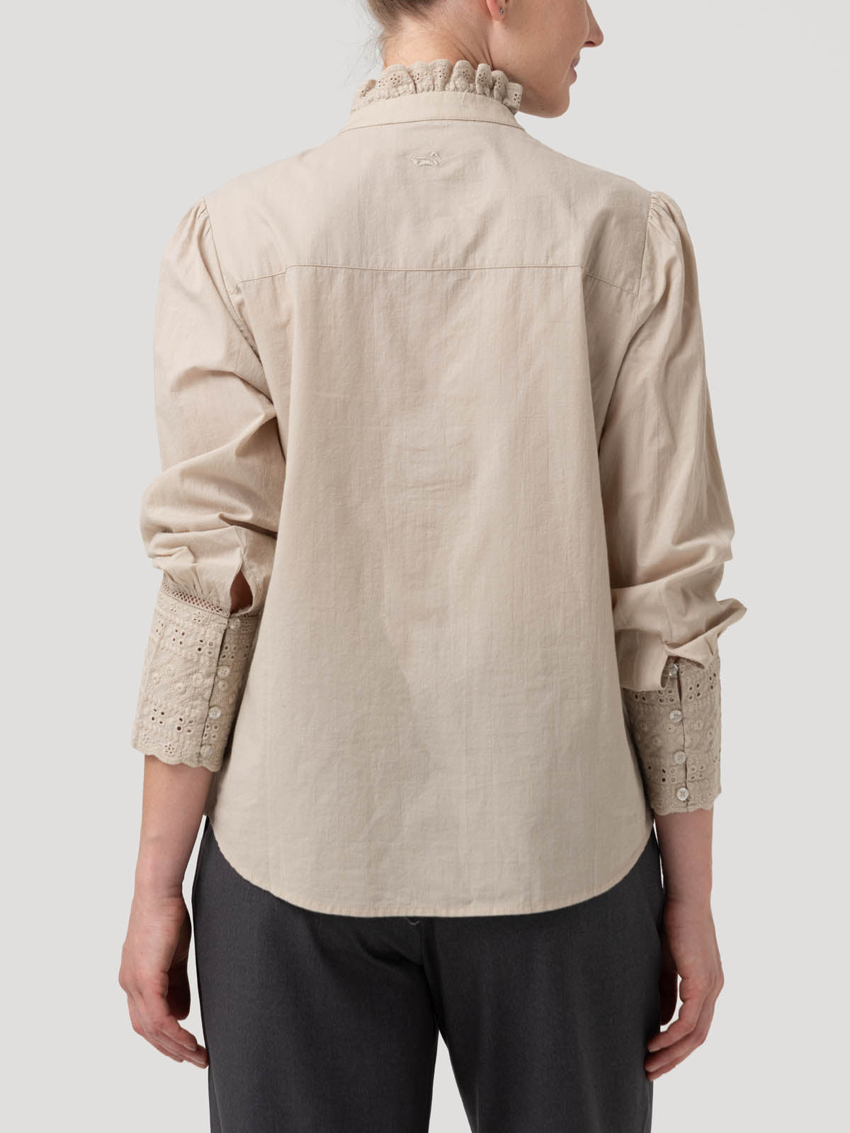 Blusa Algodón Orgánico Mujer Petunia Café Rockford