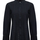 Blusa Algodón Orgánico Mujer Petunia Azul Rockford