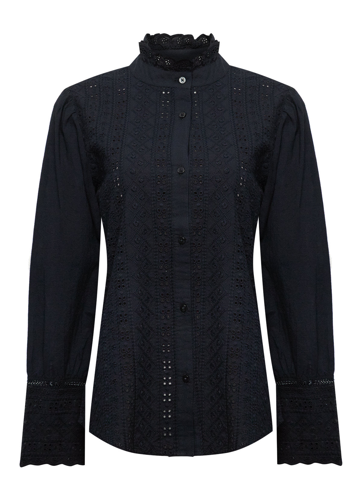 Blusa Algodón Orgánico Mujer Petunia Azul Rockford