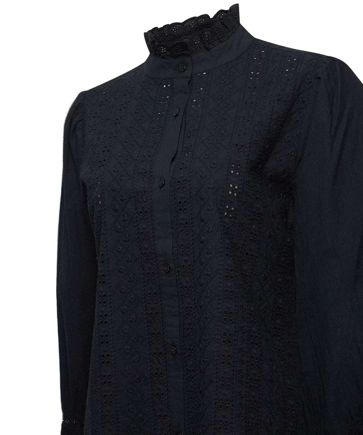 Blusa Algodón Orgánico Mujer Petunia Azul Rockford